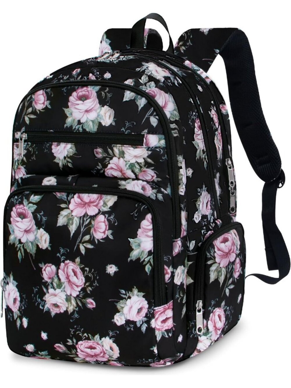 Stylish Large Backpack for Women - Multi-Pocket Travel Bookbag with Laptop